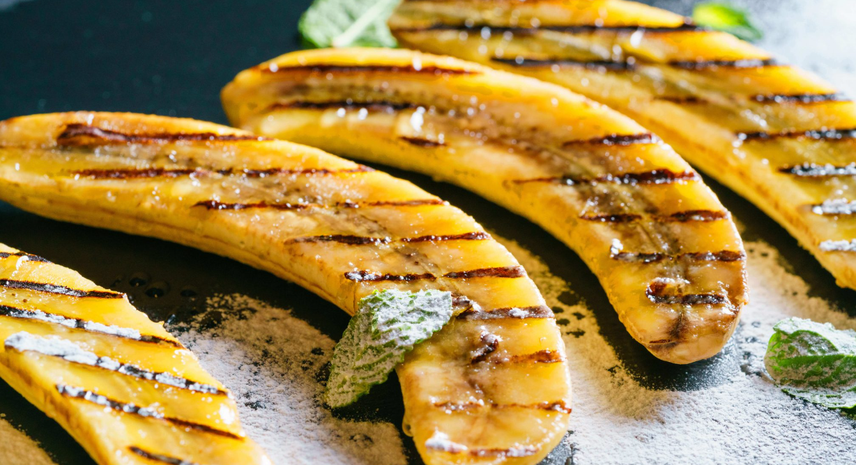 Grilled banana